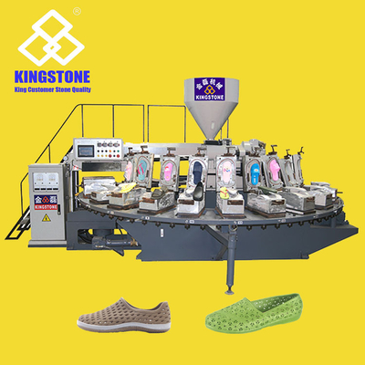 Plastikdrehherstellungsmaschine für PVCschuh-/-Sandale-einfache Operation