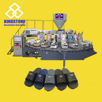 PVC-Luftblas-Hausschuhe, Schuhherstellung, Maschineneinspritzung, 24 Stationen