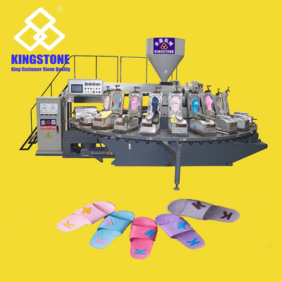 PVC-Schuhherstellungsausrüstung, rotierende 24-Stationen-Servomotor-Einspritzung
