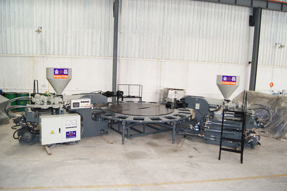 Der 20 Stations-Schuh-einzige die Form, die Maschine herstellt, Plastik beschuht Spritzen-Maschine