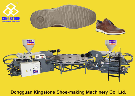 Automatischer Dreh-PVC-/TPRschuh-einzige Herstellungsmaschine, Outsole-Direkteinspritzungs-Gestaltungsmaschine
