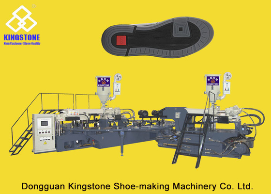 Fußball beschuht einzige Spritzgussmaschine, Schuh-einzige Herstellungsmaschine 150-180 Paare/Stunde