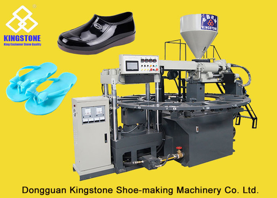 Drehtyp 1/2 Farbe Maschine PVCs Jelly Slippers Sandals Injection Molding mit Servosystem