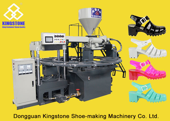 Vollautomatisches 1/2 färben PVC-Schuhe, die Maschine 110-150 Paare pro Stunde/6 Tonnen machen