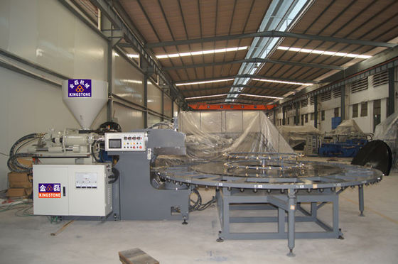 24 Stations-Einlegesohlen-Drehspritzen-Maschine für niedrige Schuhe des hohen Absatzes