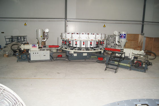 Farbe Mann-lederne Sandale-PVC-Spritzgussmaschine-zwei mit 20 Stationen