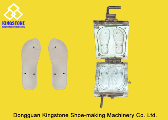 PVC-Flipflop-Pantoffel-Schuh-einzige Form, einzelne Aluminiumfarbe für Sport-Schuhe