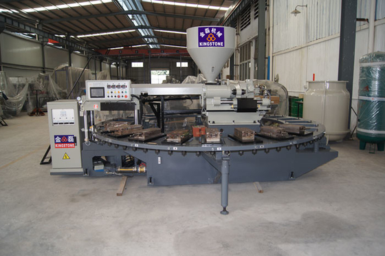 Dreh-Schuh-einzige Form Lesiure/PVC, die Maschine mit 12 16 20 24 Stationen herstellt