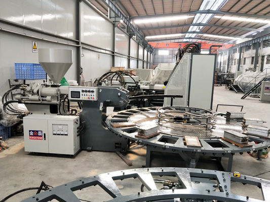 Schuh-Drehtabellen-Spritzen-Maschine, einzige Herstellungsmaschine TPU