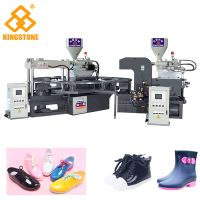 Vollautomatisches 1/2 färben PVC-Schuhe, die Maschine 110-150 Paare pro Stunde/6 Tonnen machen