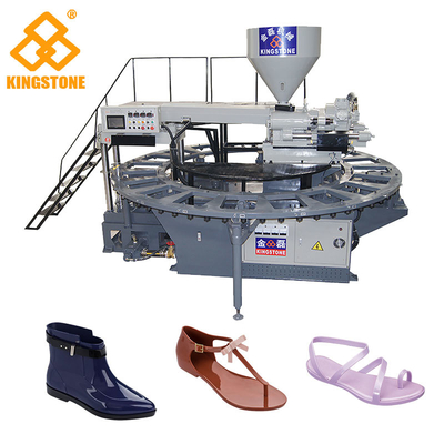 Vollautomatisches 1/2 färben PVC-Schuhe, die Maschine 110-150 Paare pro Stunde/6 Tonnen machen