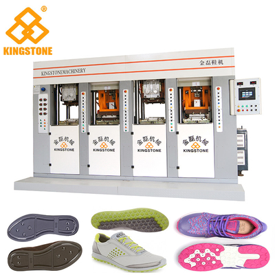 2/4 Stationen PVC Outsole/einzige Spritzen-Maschine 220T