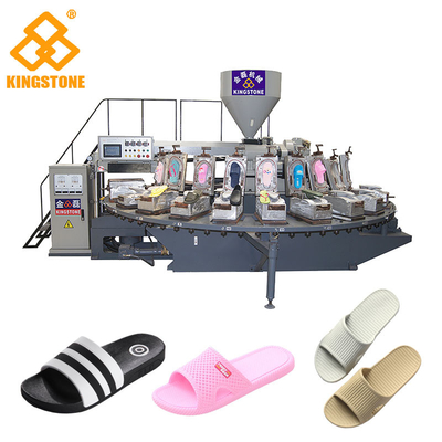 Der PVC-Flipfloppantoffel, der Maschine herstellt, beschuhen die einzige Form, die Maschine mit 12/16/20/24/30 Stationen herstellt
