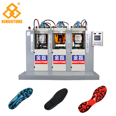 Statische einzige Herstellungsmaschine TPR 70-100 Paare pro Stunde für Fußball-Schuh-einzige Produktion