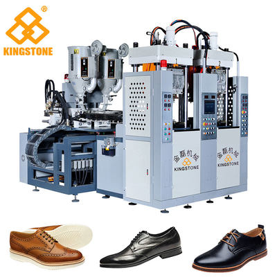 Mann-Lederschuh-einzige Spritzen-Maschine, 2 einzige Herstellungsmaschine der Farbetpr