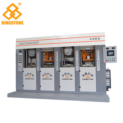 Lederne Sandalen beschuhen einzige Herstellungsmaschine, Farbe-TPU/TR outsole Spritzen-Maschine des Static-zwei