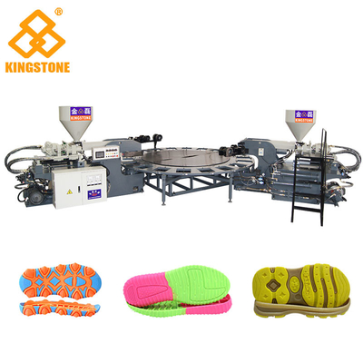 Automatischer Dreh-PVC-/TPRschuh-einzige Herstellungsmaschine, Outsole-Direkteinspritzungs-Gestaltungsmaschine