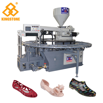 20 Stations-Dreh3 Farbautomatische Plastiksandale-Schuhe, die Maschine herstellen