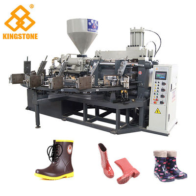 PVC-Kurzschluss-Gummi-Stiefel-Einspritzungs-Maschine, automatischer Sicherheits-Schuh, der Maschine herstellt