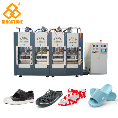 PVC-doppelte Farbspritzgießmaschine, 12 Stations-Turnschuh, der Maschine herstellt