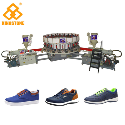 Sondern Sie/Doppelt-Farbsohlen PVC-Schuhe aus, die Maschine für Turnschuh Outsoles-Winter-Schuhe herstellen