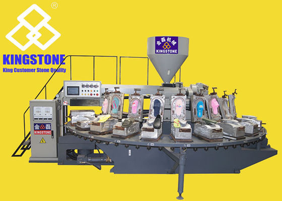 Arbeitsplatz PVC-Pantoffel-Schuhe der Drehtabelle-24, die Maschine herstellen