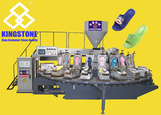 Plastik-PVC Slipppers, das Maschine mit Station der Drehtabelle-24 herstellt