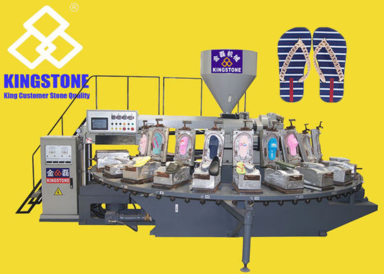 Einzelner Farbluft-Schlag-Gummipantoffel/Flip Flop Making Machine