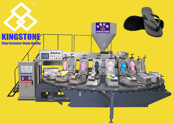 Plastikpantoffel, der Maschine in der Drehtabellen-Spritzgussmaschine herstellt