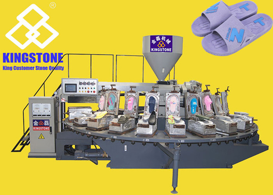 24 Maschine Stations-Luft-Schlag PVCs Flip Flop Slipper Chappal Making