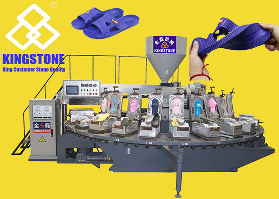 PVCplastikpantoffel, der Drehtabellen-Maschine herstellt