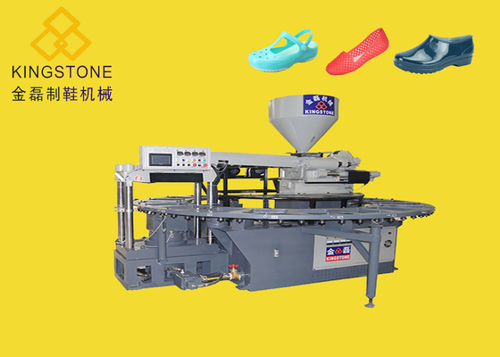 Plastikdrehherstellungsmaschine für PVCschuh-/-Sandale-einfache Operation