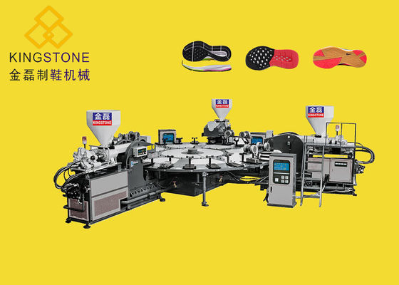 1 / 2/3 einzige Herstellungsmaschine Farbe-TPR PVCs 100-120pairs/Stunde für Plastikschuhe