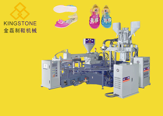 20 Stations-Dreh3 Farbautomatische Plastiksandale-Schuhe, die Maschine herstellen