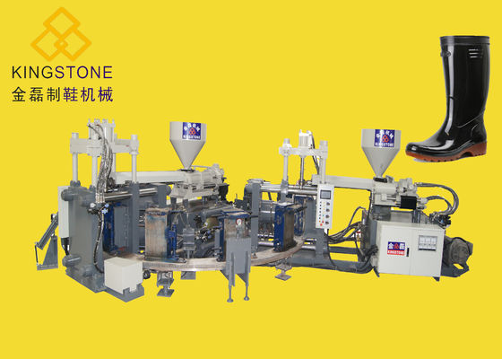Materielle Regen-Stiefel PVCs, die Maschine Drehart 12 Stationen machen