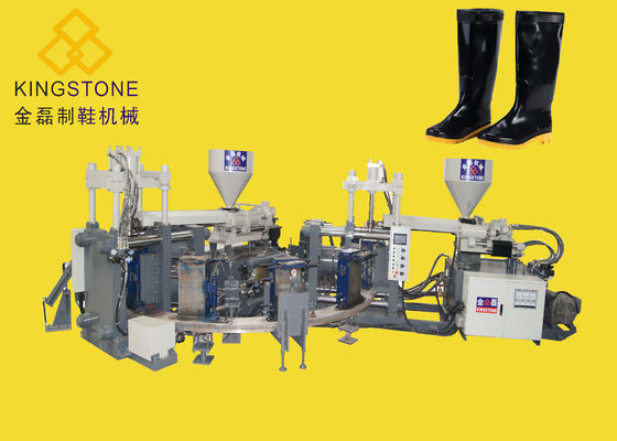 2 Farbdoppelt-Spritzen-Maschine für Plastikschuh-Stiefel