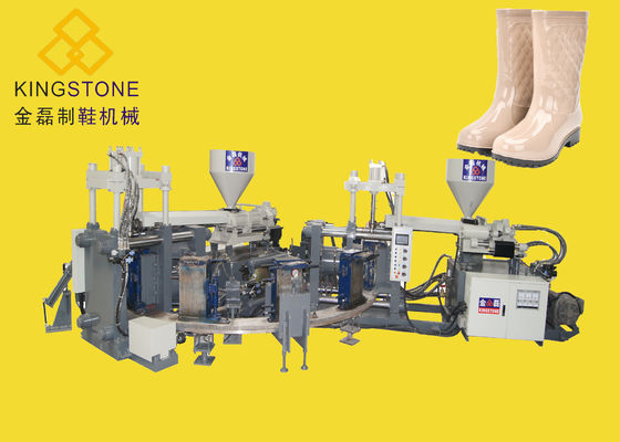 Automatische Plastik- Spritzgussmaschine für Dreh-12 Station Gumboots