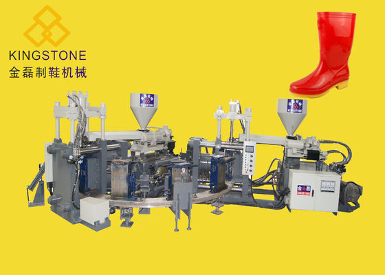 2 Farbe- PVC Gumboots/Regen-Schuhmacherei-Ausrüstungs-Dreh-Station 12