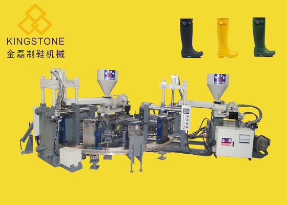 Automatische Schuhe, die Farbspritzen der Maschinen-zwei machen