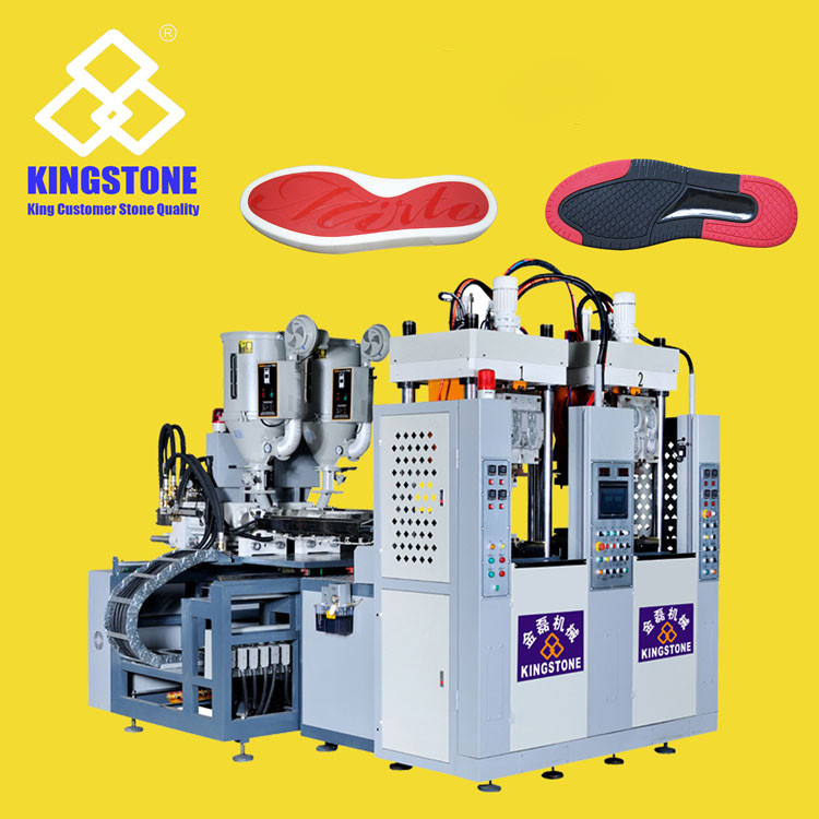 2 / 4 Stations-Einspritzungs-Gummischuh-Sohle, die Maschine für TPU TPR PVC herstellt