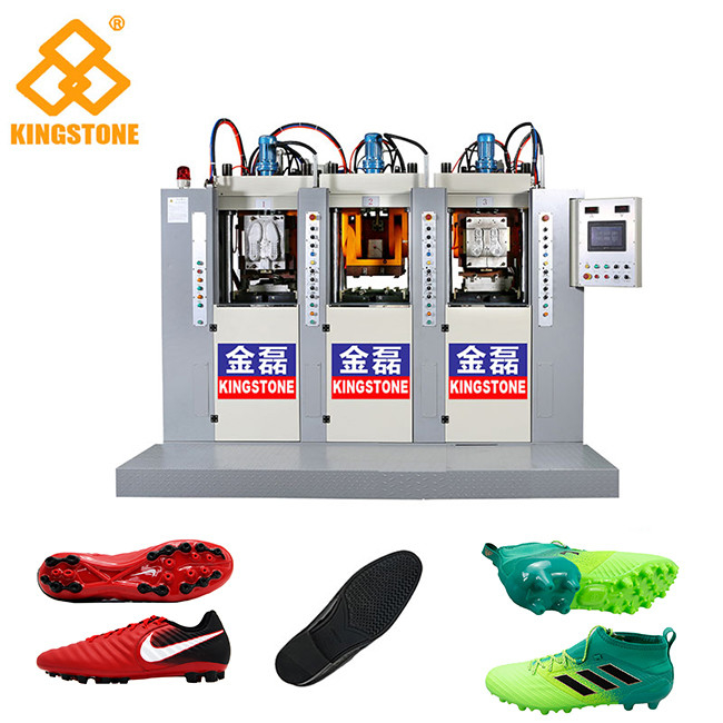3 Fußball-Sohle der Stations-6 der Injektor-TPU, die Maschine 70-100 Paare pro Stunde macht