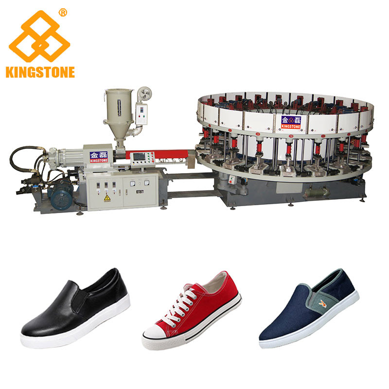 PVC-Schuhe Arbeitskräfte CER SGS 2-3, die Maschine mit dem oberen Dauern/30-35kw/H herstellen