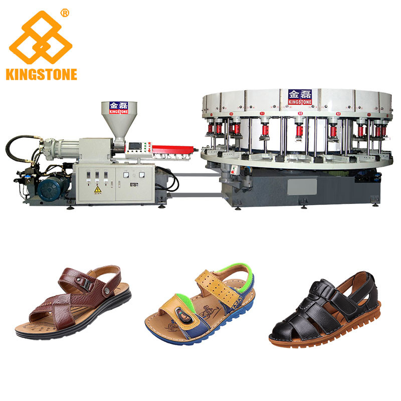 Automatische Turnschuh-Direkteinspritzung PVC-Schuhe, die Maschine einzelne Farbe machen