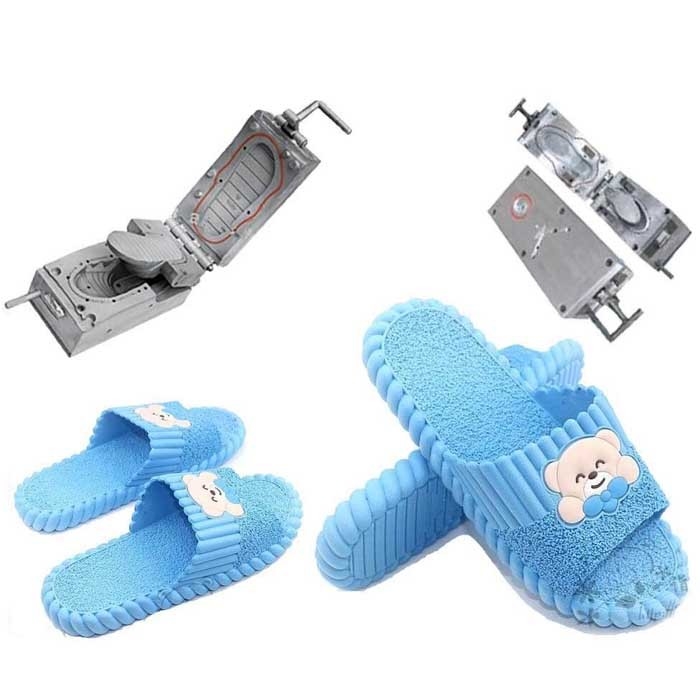 PVC-Flipflop-Pantoffel-Schuh-einzige Form, einzelne Aluminiumfarbe für Sport-Schuhe