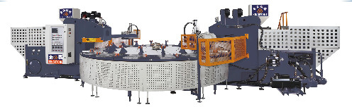 2-3 Menschen automatische gezahnter Rohrschuh-einzige Herstellungsmaschine für kalte Schuss-Produkte EVA